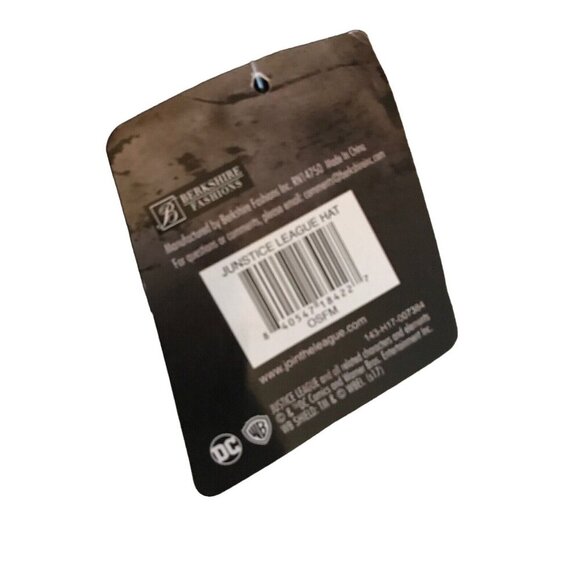 Justice League Black Snapback Hat By Berkshire Fashions - Picture 3 of 4